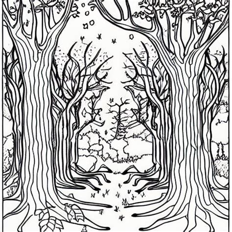 Magocal fprest coloring pages